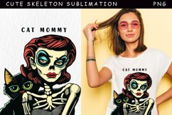 Skeleton with Cat Clipart Product Image 1