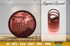 Construction Scene Layered Lasercut BUNDLES Product Image 2