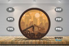 Construction Scene Layered Lasercut Product Image 3