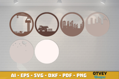 Construction Scene Layered Lasercut Product Image 2