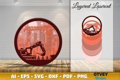 Construction Scene Layered Lasercut BUNDLES Product Image 6