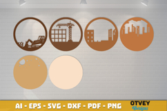 Construction Scene Layered Lasercut Product Image 2