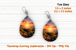 Scene Painting Teardrop Earring |Teardrop Earrings | Earring Product Image 1