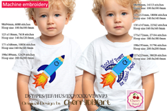 Handmade Rocket Power Pencil Back to School Machine Applique Product Image 1