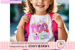 Cute Little Miss 100 Days Smarter Machine Applique for Kids Product Image 3