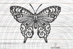 Butterfly pattern Cutting file SVG DXF Product Image 1