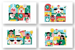 10 School Vector Illustration Product Image 3