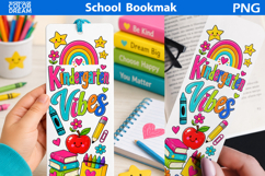Kindergarten Vibes Bookmark | Back to School Printable Product Image 1