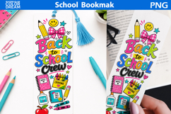 Back to School Crew | School Bookmark Sublimation Product Image 1