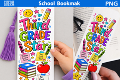 Third Grade Star Bookmark | Back to School Printable Product Image 1