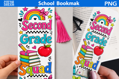 Second Grade Squad Bookmark | School Printable Product Image 1