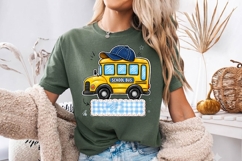 School Bus Name Back To School PNG Design Product Image 2