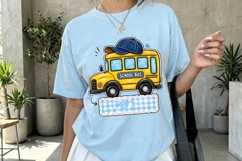 School Bus Name Back To School PNG Design Product Image 3