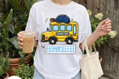 School Bus Name Back To School PNG Design Product Image 4