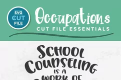 This School Counseling Work of Heart SVG file is a must-have for crafters. Quickly create personalized gifts for your school counselor friends and coworkers with your Cricut or Silhouette machine.