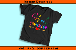 Colorful School Counselor SVG Design Product Image 2