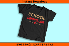 School Counselor Heart SVG Design Product Image 2
