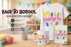 Kindergarten Back To School, Coquette School grade First day Product Image 1