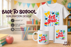 First Grade Back To School, Coquette School grade First day Product Image 1
