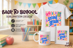 Second Grade Back To School, Coquette School grade First day Product Image 1