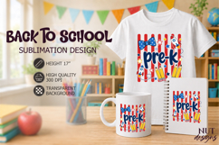 Pre-K Back To School, Coquette School grade First day Product Image 1