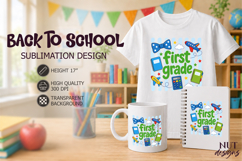 First Grade Back To School, Coquette School grade First day Product Image 1