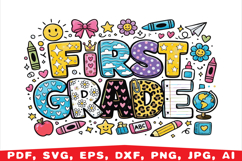 back to school, school grades svg, first day school Product Image 4