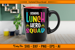 Colorful School Lunch Hero Squad SVG Design Product Image 2