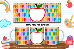 11oz &amp; 15oz Mug School Design Teacher Pencil Back to School Product Image 1