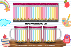 11oz &amp; 15oz Mug School Design Teacher Pencil Back to School Product Image 1