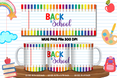 11oz &amp; 15oz Mug School Design Teacher Pencil Back to School Product Image 1