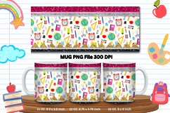 11oz &amp; 15oz Mug School Design Teacher Pencil Back to School Product Image 1