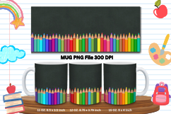 11oz &amp; 15oz Mug School Design Teacher Pencil Back to School Product Image 1