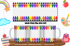 11oz &amp; 15oz Mug School Design Teacher Pencil Back to School Product Image 1