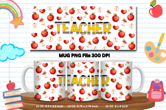 11oz &amp; 15oz Mug School Design Teacher Pencil Back to School Product Image 1