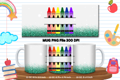 11oz &amp; 15oz Mug School Design Teacher Pencil Back to School Product Image 1