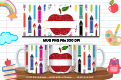 11oz &amp; 15oz Mug School Design Teacher Pencil Back to School Product Image 1