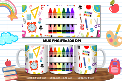 11oz &amp; 15oz Mug School Design Teacher Pencil Back to School Product Image 1