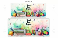 School Mug Wrap Sublimation Designs, School Tree Mug, School Png