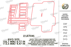 School Number Interchangeable Decor Laser Cut. Four SVG Product Image 2