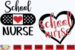 School Nurse SVG | Nurse SVG | Nurse Life SVG | Nursing SVG Product Image 2