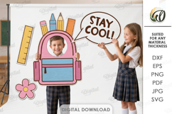 School Photo Zones Bundle Laser Cut. Photo Booth Props SVG Product Image 10