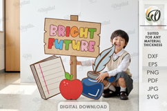 School Photo Zones Bundle Laser Cut. Photo Booth Props SVG Product Image 11