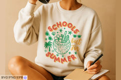 School’s out for Summer Teacher SVG PNG Design Product Image 4