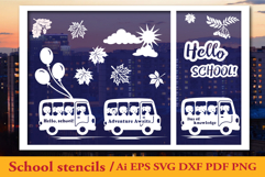 School stencils | Cut out of paper Product Image 1