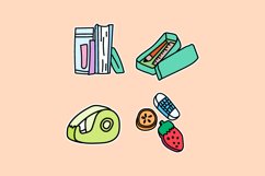 School sticker cut file print 01 Product Image 1