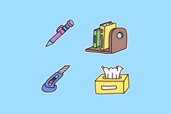 School sticker cut file print 07 Product Image 1