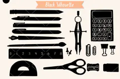 School Supplies | Hand Drawn Stationary, Office Doodles Product Image 3