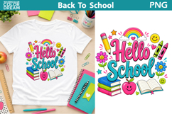 Hello School Back To School | School Sublimation Product Image 1
