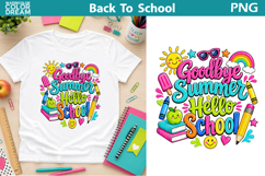 Goodbye Summer Hello School Sublimation Product Image 1